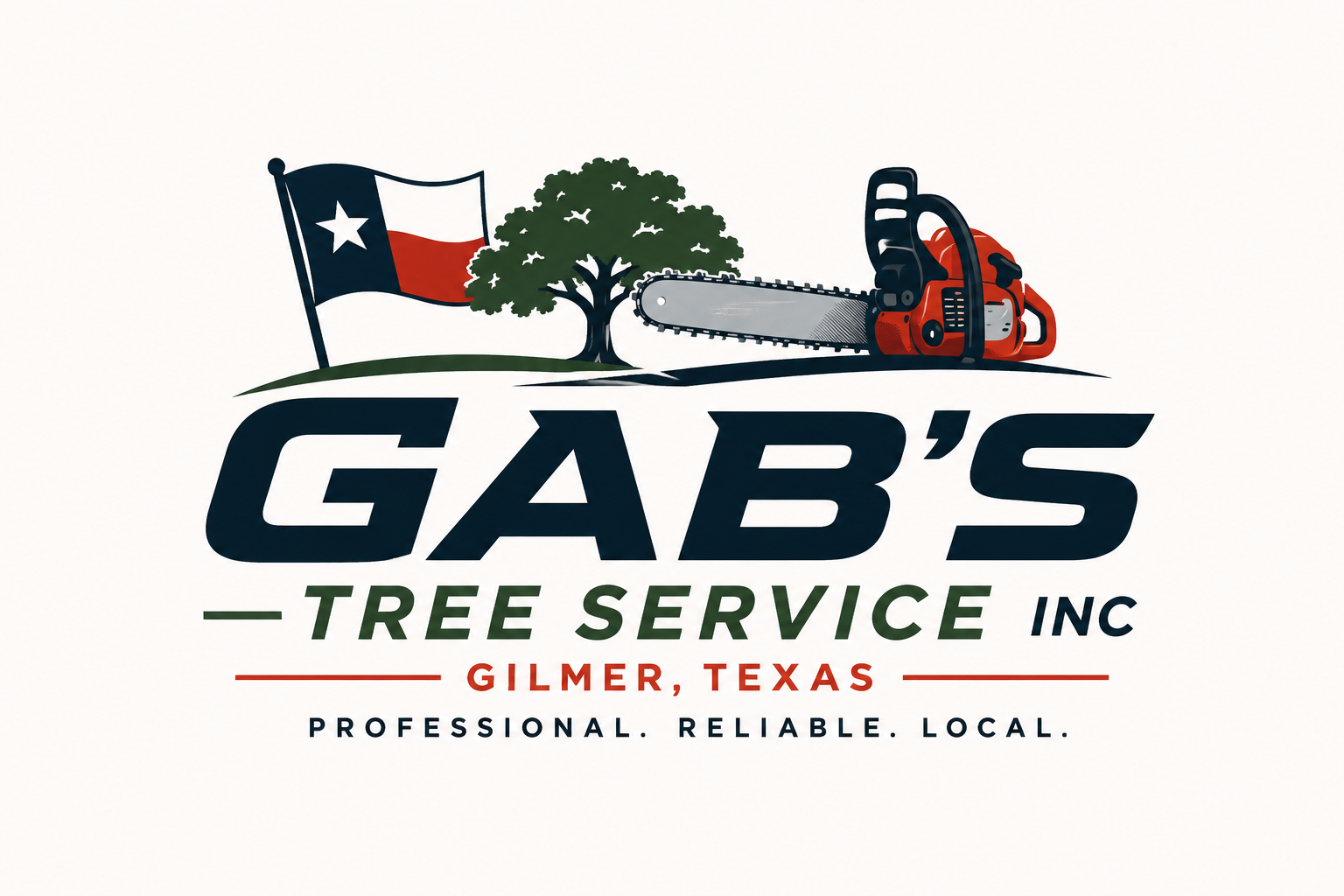 Gab's Tree Service — Gilmer, Texas. Professional. Reliable. Local.